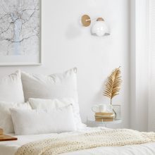 Wall lamp DAMA WHITE 1xE27