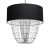Pendant lamp ALMERIA BLACK/CHROME 1xE27