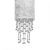 Pendant lamp ALMERIA SILVER/BLACK 1xE27