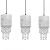 Pendant lamp ALMERIA SILVER/BLACK 3xE27