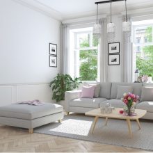 Pendant lamp ALMERIA SILVER/BLACK 3xE27