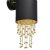 Wall lamp ALMERIA BLACK/GOLD 1xE27