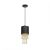 Pendant lamp ALMERIA BLACK/GOLD 1xE27