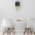 Pendant lamp ALMERIA BLACK/GOLD 1xE27