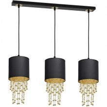 Pendant lamp ALMERIA BLACK/GOLD 3xE27