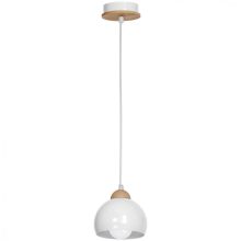 Pendant lamp DAMA WHITE 1xE27