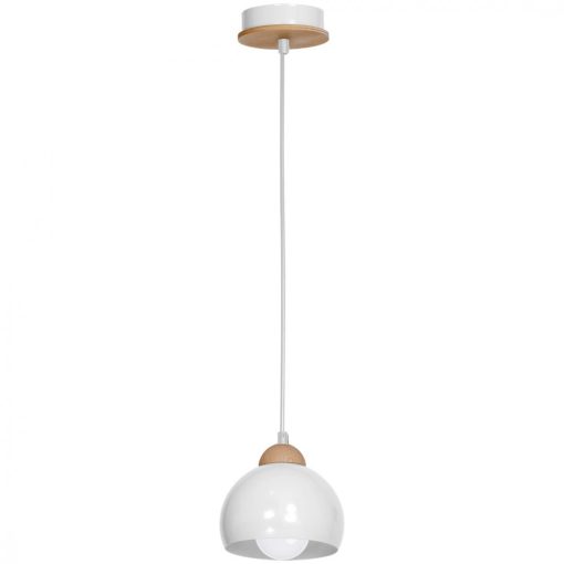 Pendant lamp DAMA WHITE 1xE27
