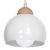 Pendant lamp DAMA WHITE 1xE27