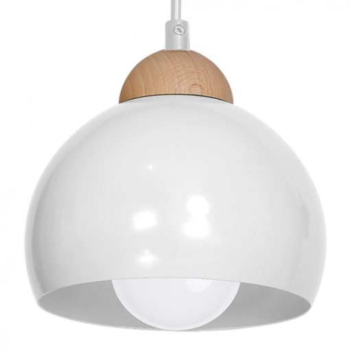 Pendant lamp DAMA WHITE 1xE27