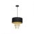 Pendant lamp ALMERIA BLACK/GOLD 1xE27