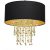 Pendant lamp ALMERIA BLACK/GOLD 1xE27