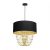 Pendant lamp ALMERIA BLACK/GOLD 1xE27