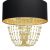 Pendant lamp ALMERIA BLACK/GOLD 1xE27