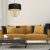 Pendant lamp ALMERIA BLACK/GOLD 1xE27
