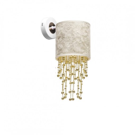 Wall lamp ALMERIA WHITE/GOLD 1xE27