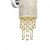 Wall lamp ALMERIA WHITE/GOLD 1xE27