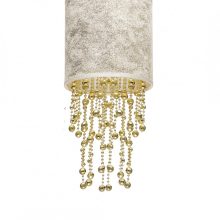 Pendant lamp ALMERIA WHITE/GOLD 1xE27