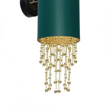 Wall lamp ALMERIA GREEN/GOLD 1xE27