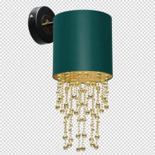 Wall lamp ALMERIA GREEN/GOLD 1xE27