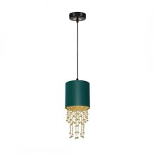 Pendant lamp ALMERIA GREEN/GOLD 1xE27