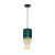 Pendant lamp ALMERIA GREEN/GOLD 1xE27