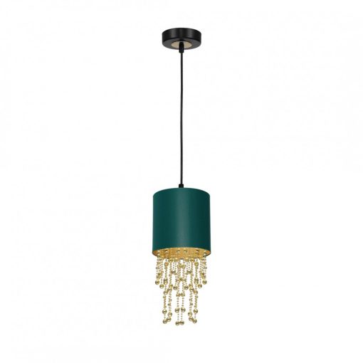 Pendant lamp ALMERIA GREEN/GOLD 1xE27