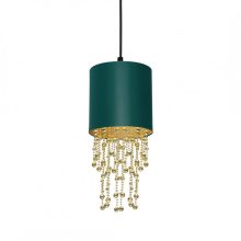 Pendant lamp ALMERIA GREEN/GOLD 1xE27