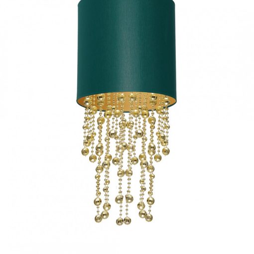 Pendant lamp ALMERIA GREEN/GOLD 1xE27