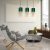 Pendant lamp ALMERIA GREEN/GOLD 3xE27