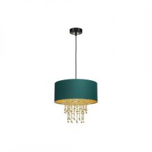 Pendant lamp ALMERIA GREEN/GOLD 1xE27