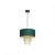 Pendant lamp ALMERIA GREEN/GOLD 1xE27