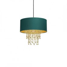 Pendant lamp ALMERIA GREEN/GOLD 1xE27