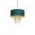 Pendant lamp ALMERIA GREEN/GOLD 1xE27