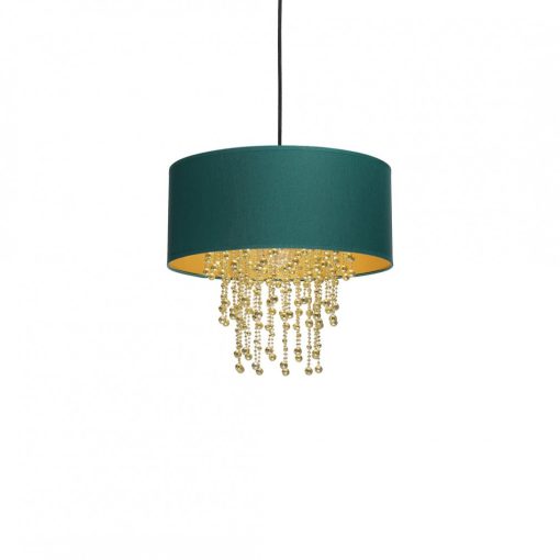 Pendant lamp ALMERIA GREEN/GOLD 1xE27