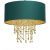 Pendant lamp ALMERIA GREEN/GOLD 1xE27