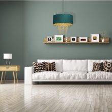Pendant lamp ALMERIA GREEN/GOLD 1xE27