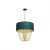 Pendant lamp ALMERIA GREEN/GOLD 1xE27