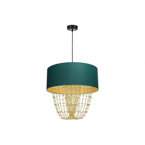 Pendant lamp ALMERIA GREEN/GOLD 1xE27