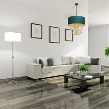 Pendant lamp ALMERIA GREEN/GOLD 1xE27