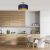 Ceiling  lamp BEN NAVY BLUE/GOLD 3xE27