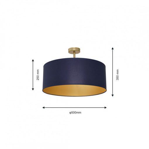 Ceiling  lamp BEN NAVY BLUE/GOLD 3xE27