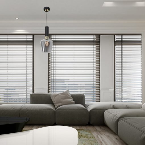 Pendant lamp ROMA BLACK 1xE27