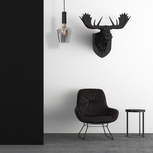 Pendant lamp ROMA BLACK 1xE27