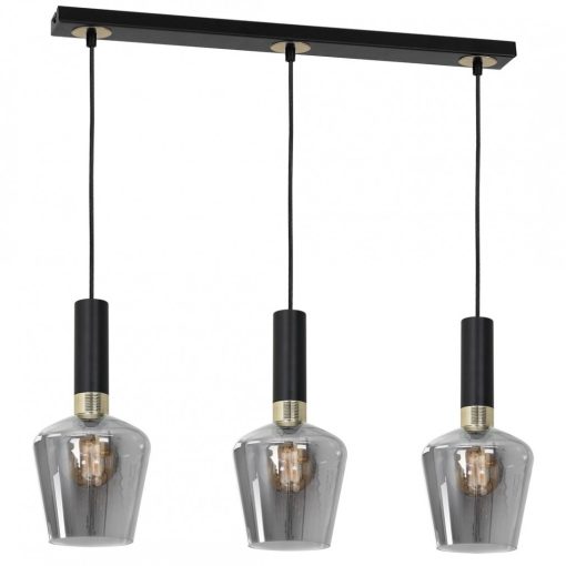Pendant lamp ROMA BLACK 3xE27