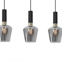 Pendant lamp ROMA BLACK 3xE27