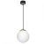 Pendant lamp SPARTA BLACK / GOLD 1xE27