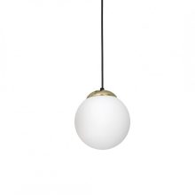 Pendant lamp SPARTA BLACK / GOLD 1xE27