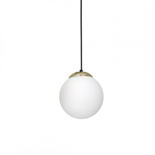 Pendant lamp SPARTA BLACK / GOLD 1xE27