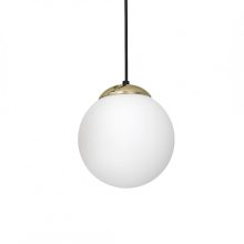 Pendant lamp SPARTA BLACK / GOLD 1xE27