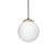 Pendant lamp SPARTA BLACK / GOLD 1xE27